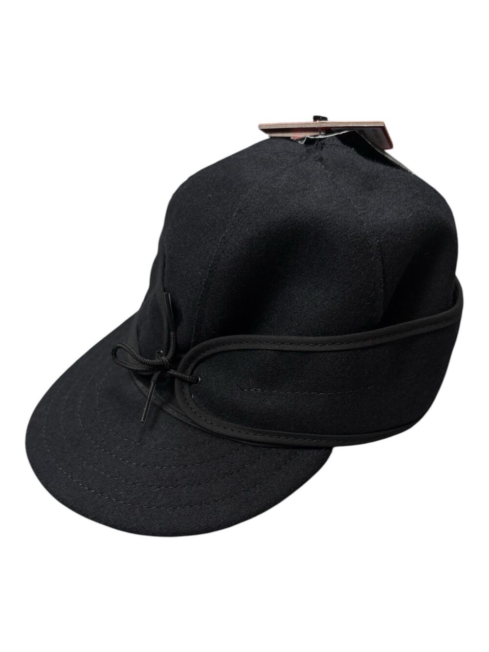 NWT Stormy Kromer Original Kromer Cap Size 7 1/8 Black Wool Blend Winter USA